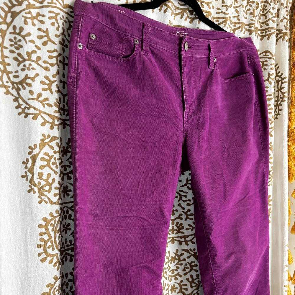 Loft Corduroy Straight Leg Jeans